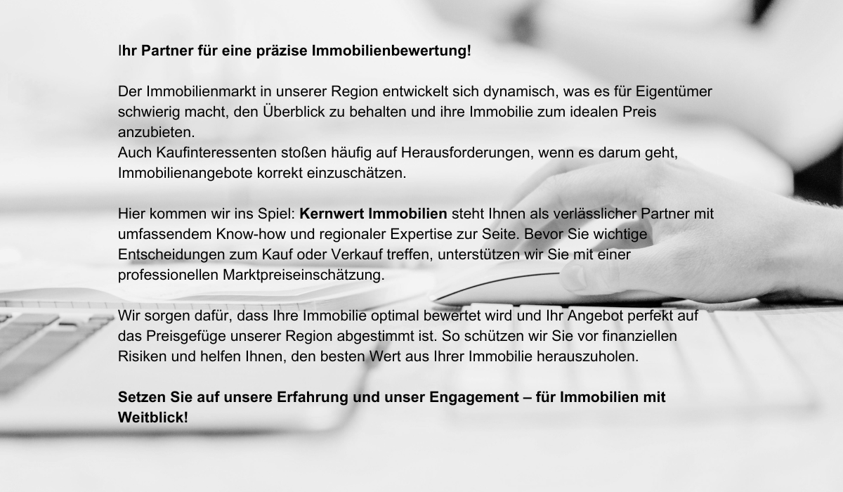 Immobilienbewertung von Kernwert Immobilien - Ihr Partner in Sachen Immobilien und Wertermittlung in Moers und Neukirchen-Vlyun